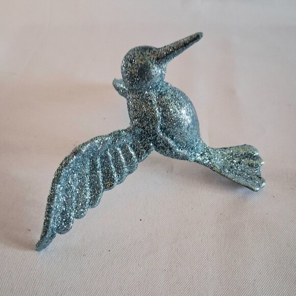 Lot of 3 Blue/Green Glitter Ornaments - Picture 2 of 10